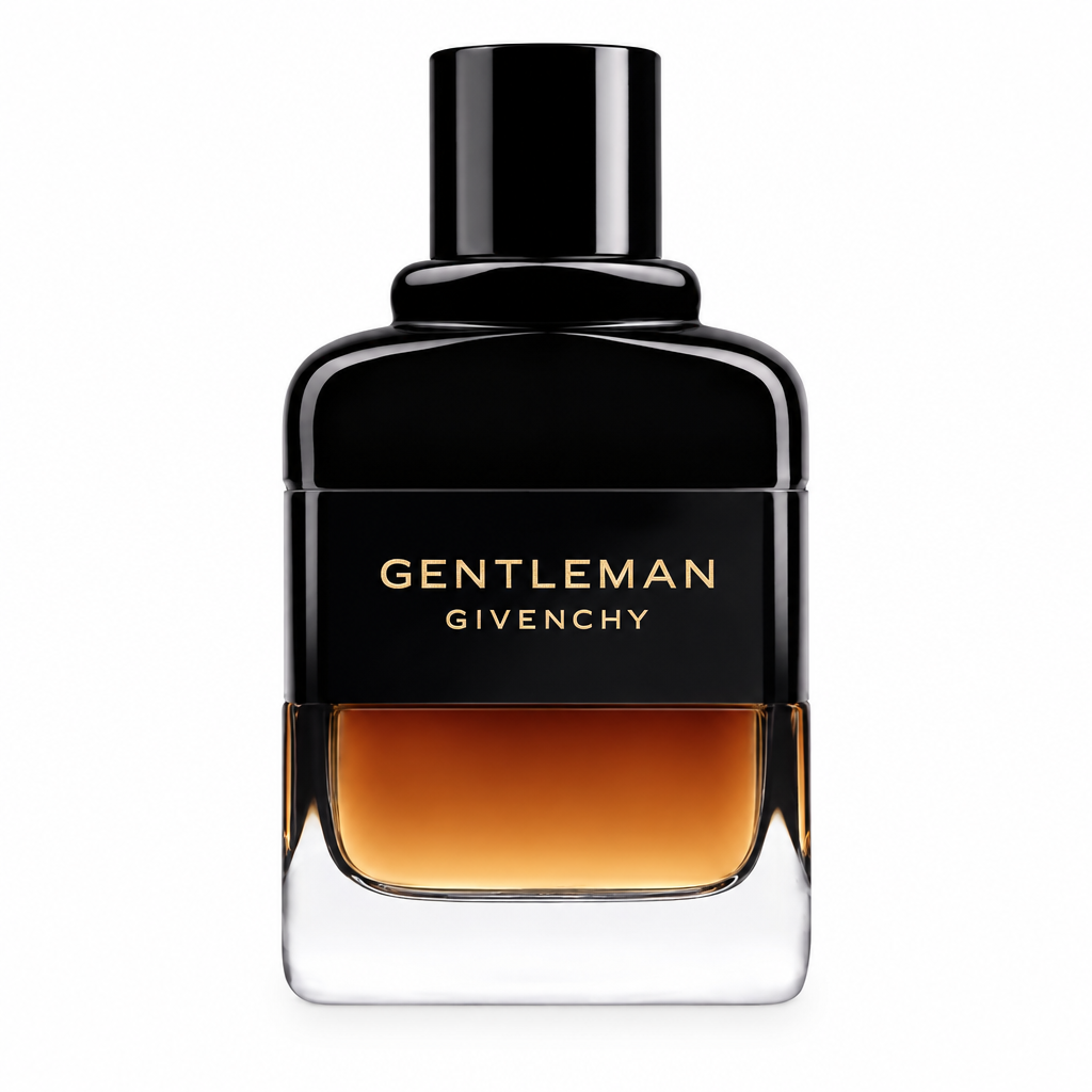 Givenchy Gentleman Réserve Privée bottle centered on a white background