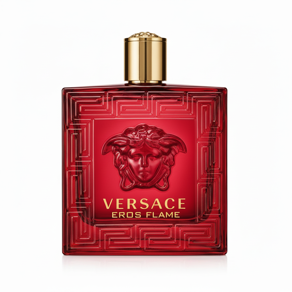 Versace Eros Flame fragrance bottle